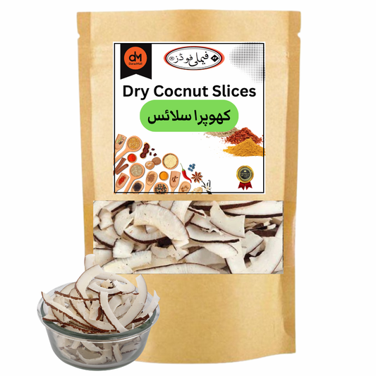 Dried Coconut Slices - Kata Khopra - Khopra Slices