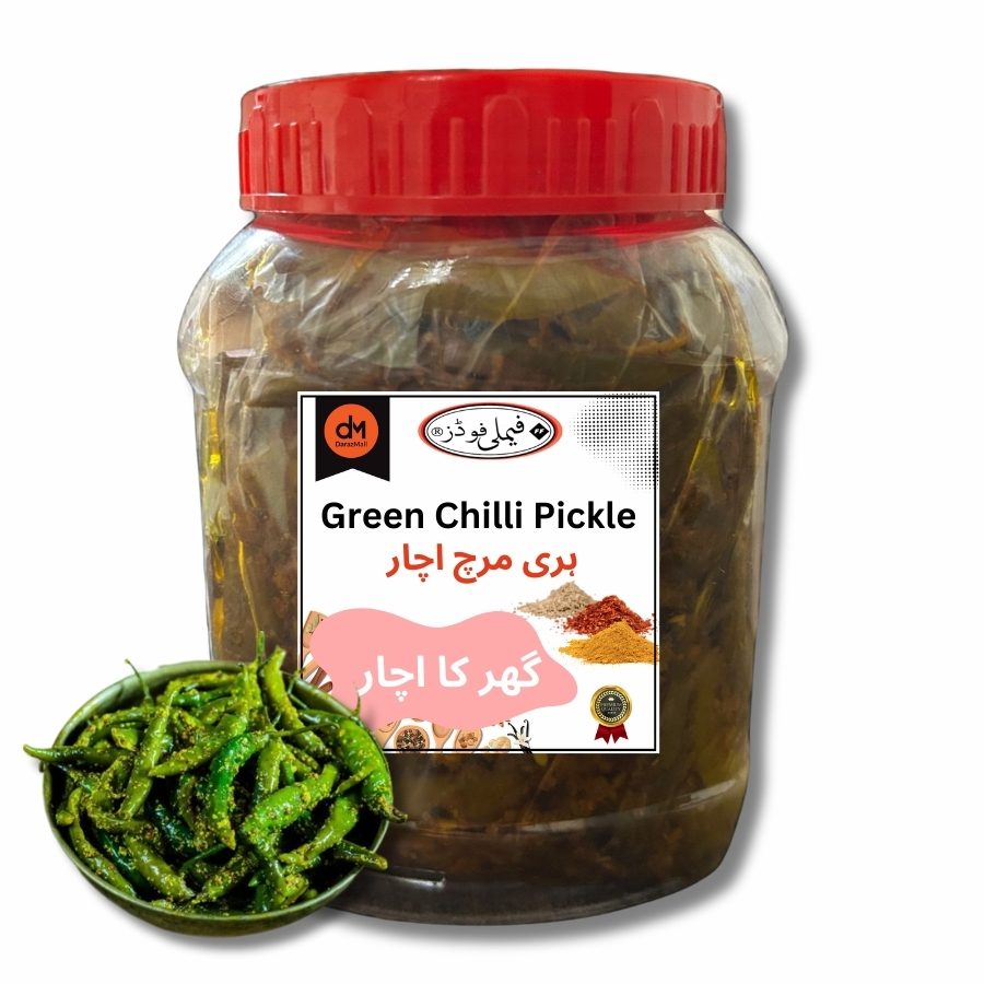 ThefamilyShop - Green Chilli Pickle - Hari Mirch Achaar